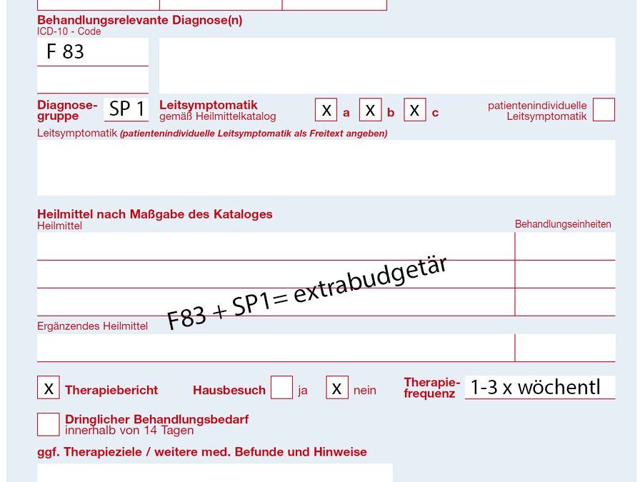 Extrabudgetäre Verordnung: Logopädie bei Entwicklungsstörungen